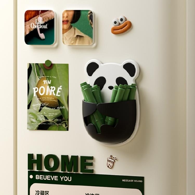 Creative Panda Shaped Food Container Clip Refrigerator Sticker Sealing Clamps For Bags And Pouches