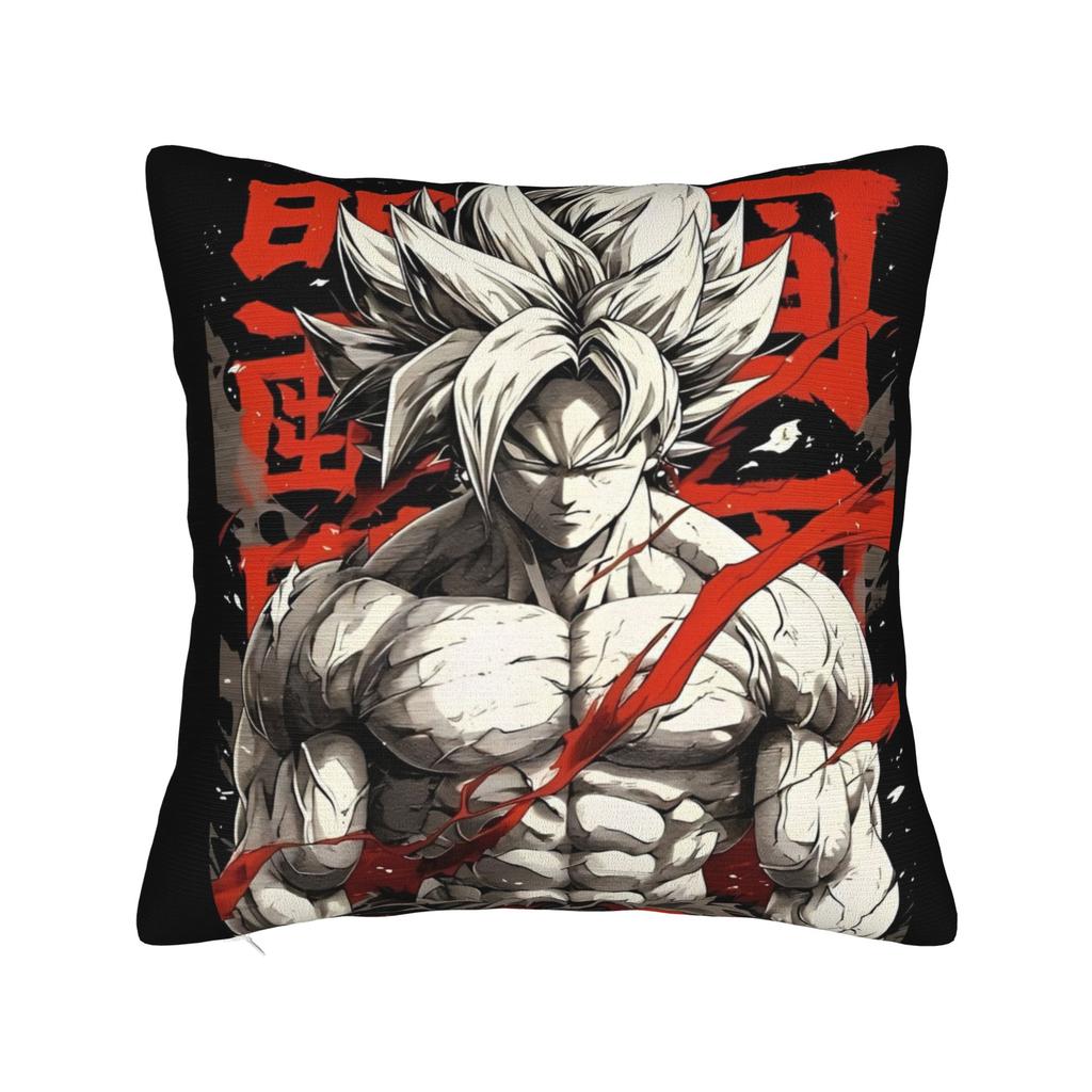 Anime Dragon Ball Square Pillow Cases Cushion Cover Funny Zippered Decor Pillowcase for Bed 4545cm