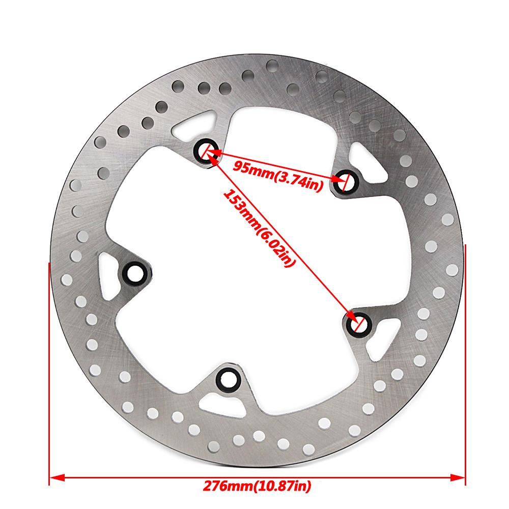 Motorcycle Rear Brake Disc For BMW R1200GS K50 LC/Radial Calipers K51 Adventure R1200RS R1200RT K52 R1200R Sport R1200GS ADV LC