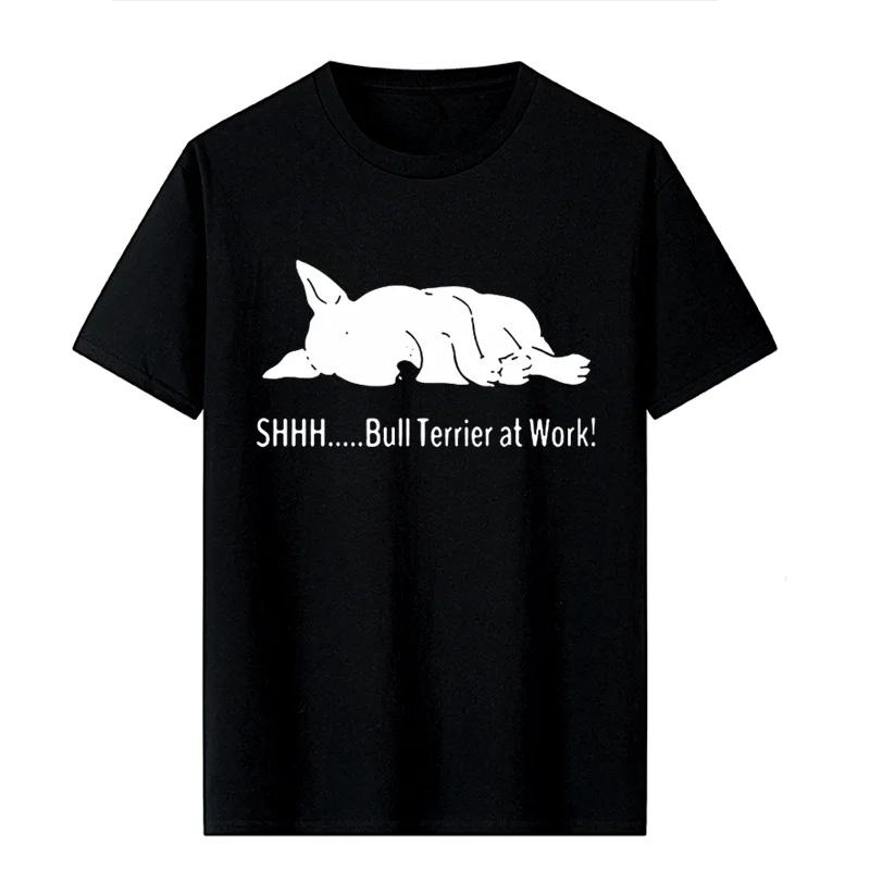Bulldog At Work T-shirt - Fun Pattern Fashionable New Short-Sleeve Crew Neck T-Shirt Summer Streetwear Graphic T Shirts Y2K Top Unisex
