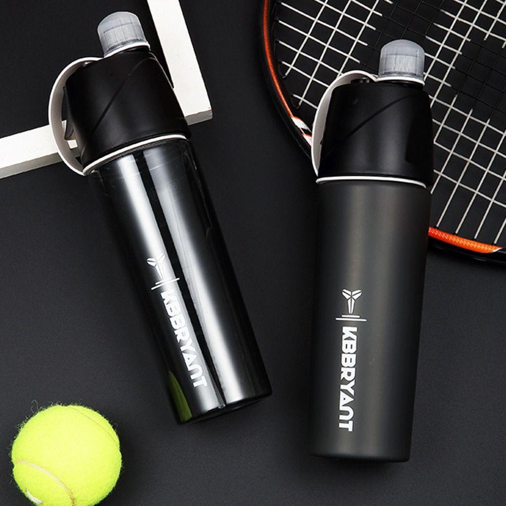 Insulated Spray Mist & Sip Water Bottle 600ml Cool Sports Bottle for Fitness & Outdoor