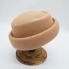 Elegant Women's Wool Felt Beret - Japanese Retro, White/Black/Brown/Camel, Autumn/Winter, French Style with Rolled Brim