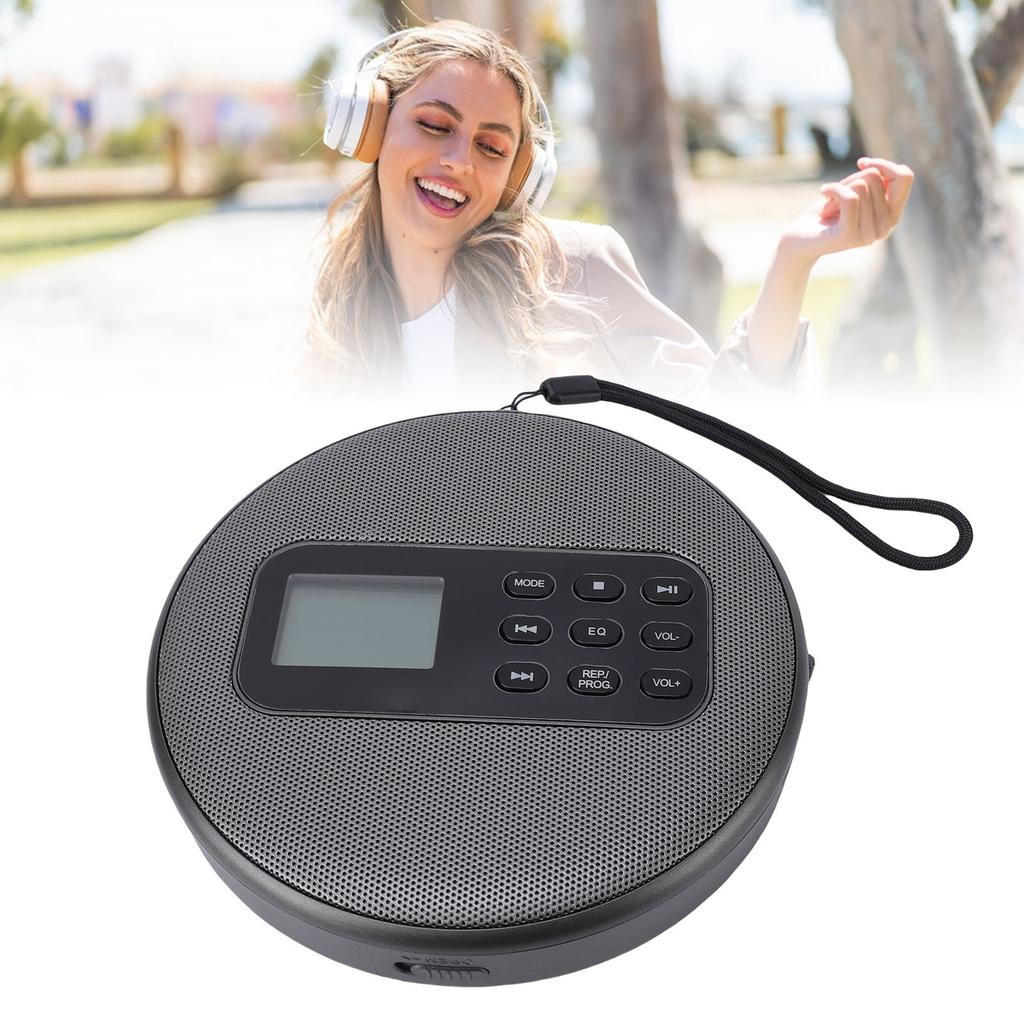 Portable CD Player Re Able Stereo 3.5mm Cable Double Speakers CD CD-R MP3 Music Disc Player