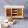 Mini Simulierter Holzschrank Puppenhaus Figur Modell Spielzeug Realistische Puppenhaus Miniaturen Figuren 1/12 Puppenhaus Zubehör