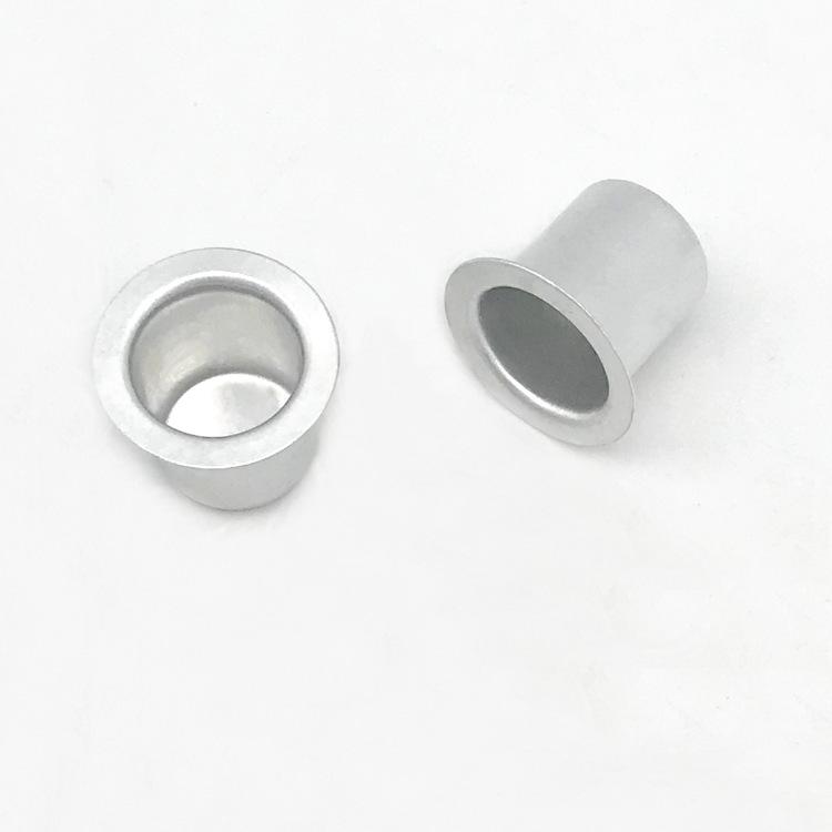 White Aluminum Cup Candlestick Ornament for Dining Table - Christmas Candlelight Handicraft