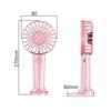 USB Rechargeable Mini Strong Wind Handheld Fan 3 Speeds Strong Wind Portable Fan For Travel Outdoor Home Office for Women Men
