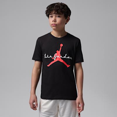 Jordan Kids T Shirts Crew Neck M