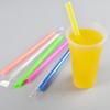 50PCS Disposable Jumbo Colored Straw Pearl Milk Tea Bubble Tea Juice Drink Beverage Drinking Straw Party Supplies 19cm