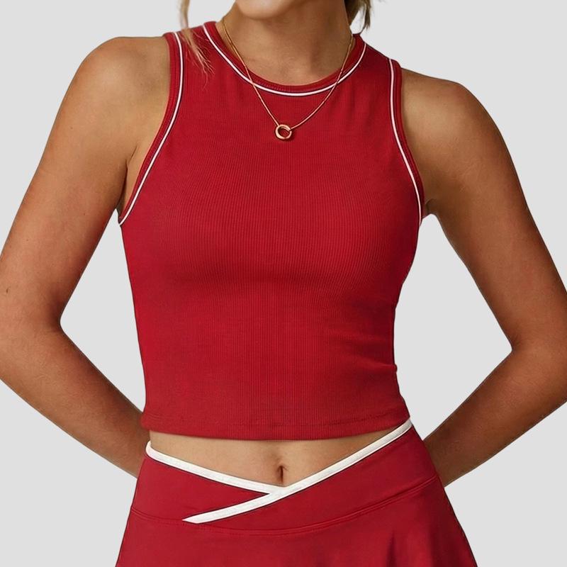 Damen Sport-Rock-Set mit Brustpolstern, schnelltrocknend, für Golf, Tennis und Yoga