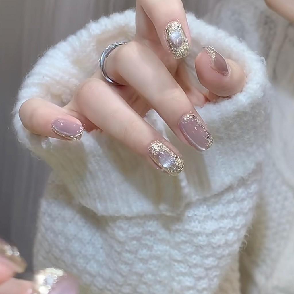Handmade Nail Wear Fashion Casual Simple Exquisite Classic Nail Style Patch