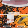 Halloween Fitted Tablecloth Pumpkin Skull Bat Pattern Reusable Protector Halloween Theme Table Cover For Party Dining BBQ