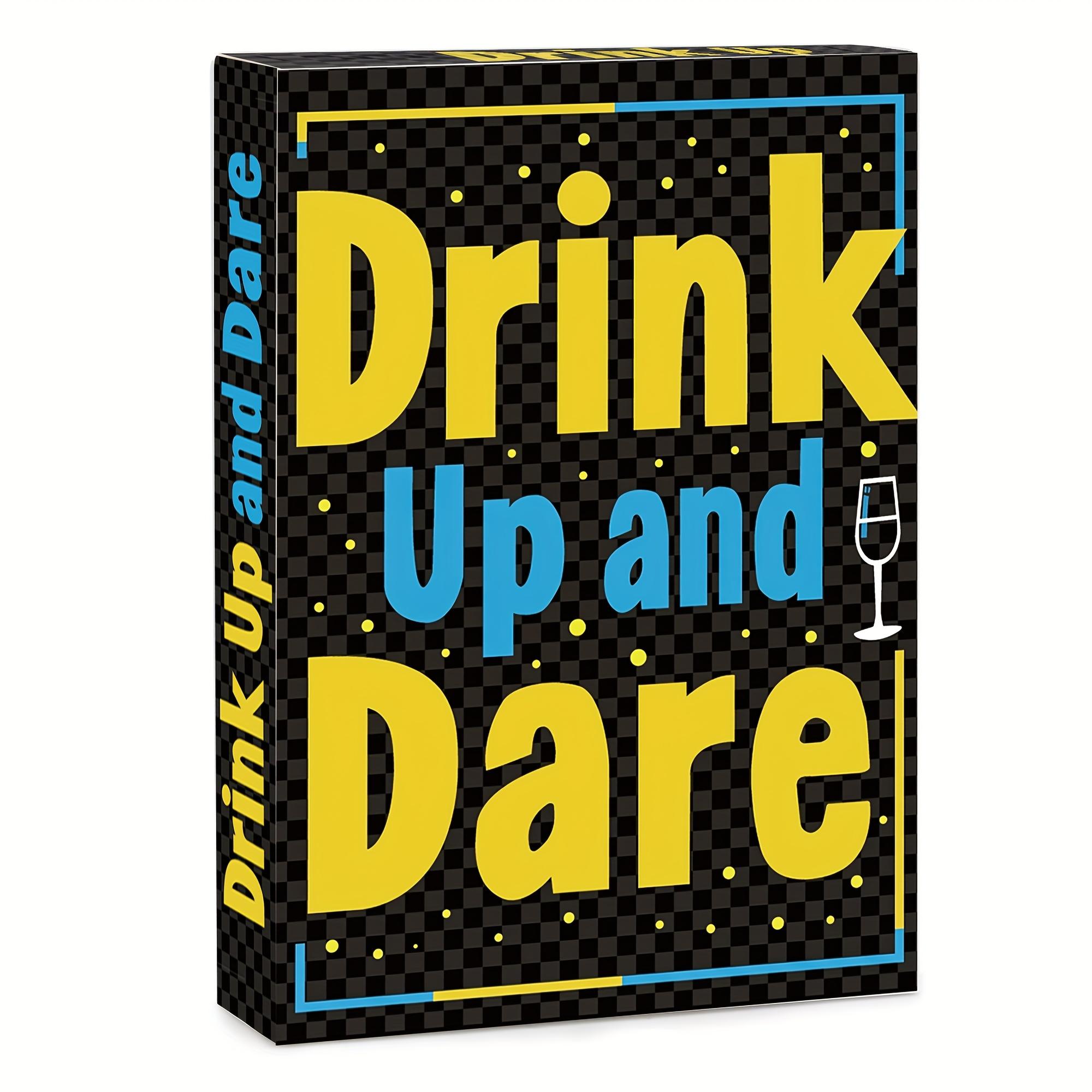 Drink Up and Dare Party Board Game Cards – Fun Social Drinking Game for Family Gatherings, Friends Gatherings & Team Building United States