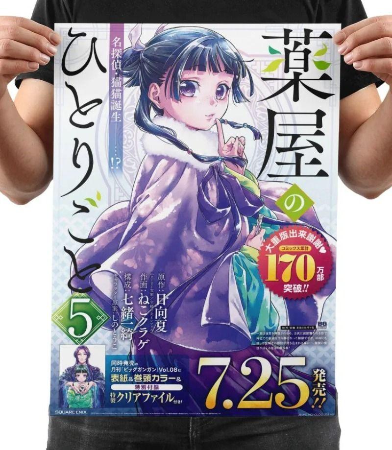 

TIN SIGN Anime Apothecary Diaries Maomao Poster A4 200x300mm Wall Art Home Decor SilverPlane