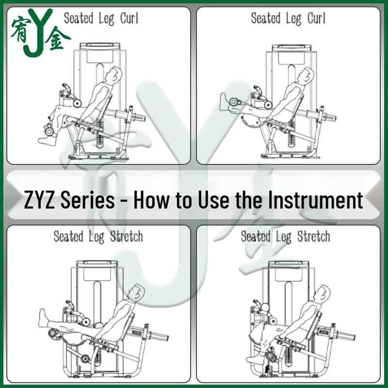 Youjin Commercial Seated Leg Extension & Curl Machine