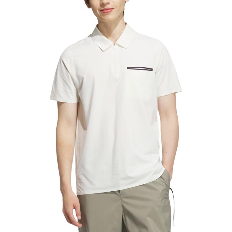 Adidas SS25 Polo Shirt Men's Jade White JM0967-