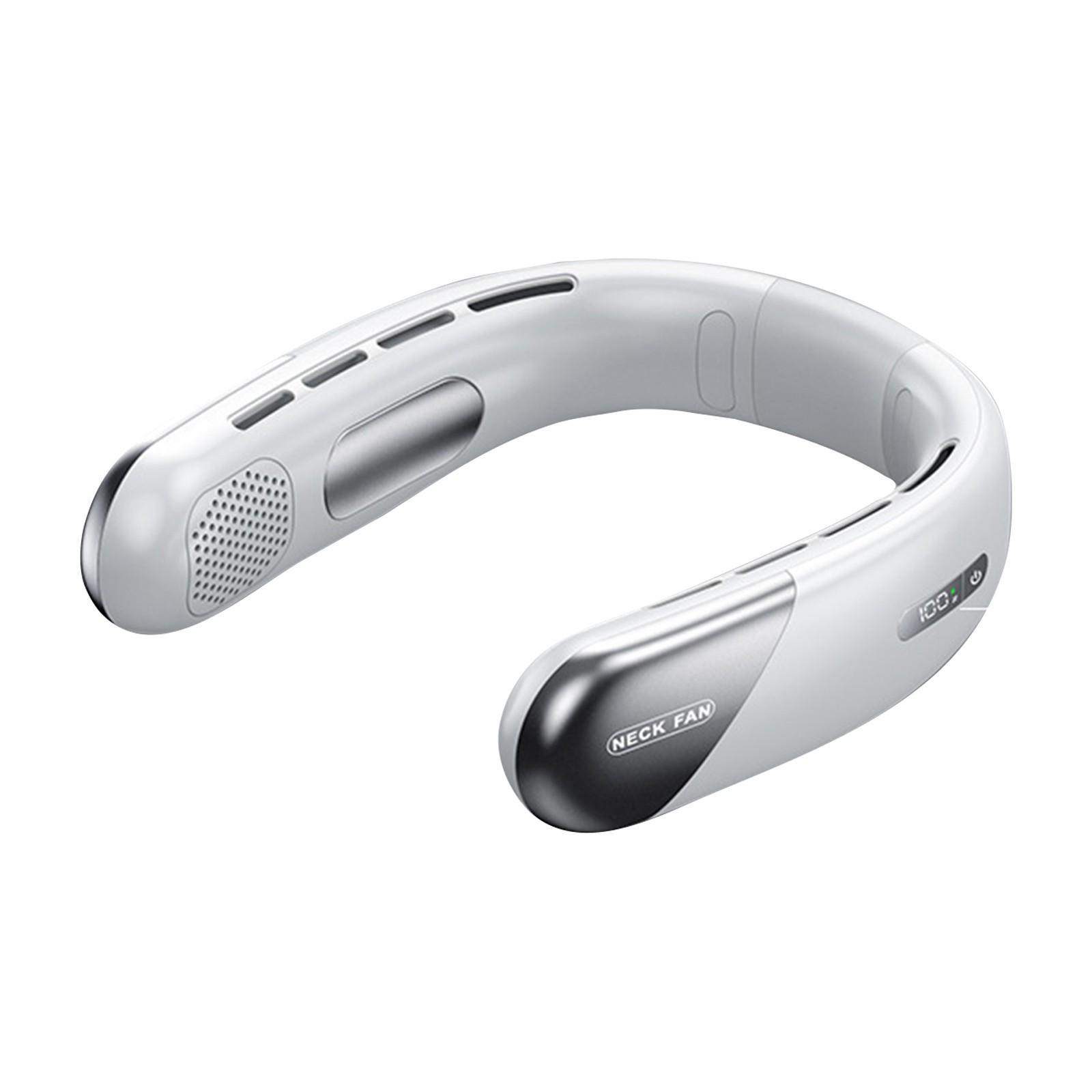 

Холодный портативный перезаряжаемый персональный носимый, 3 скорости ветра, поддержка шеи, USB безлопастной легкий вентилятор для приливов, Trav One Size бежевый