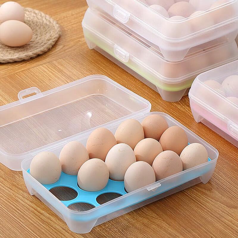 15-Grid Refrigerator Egg Organizer