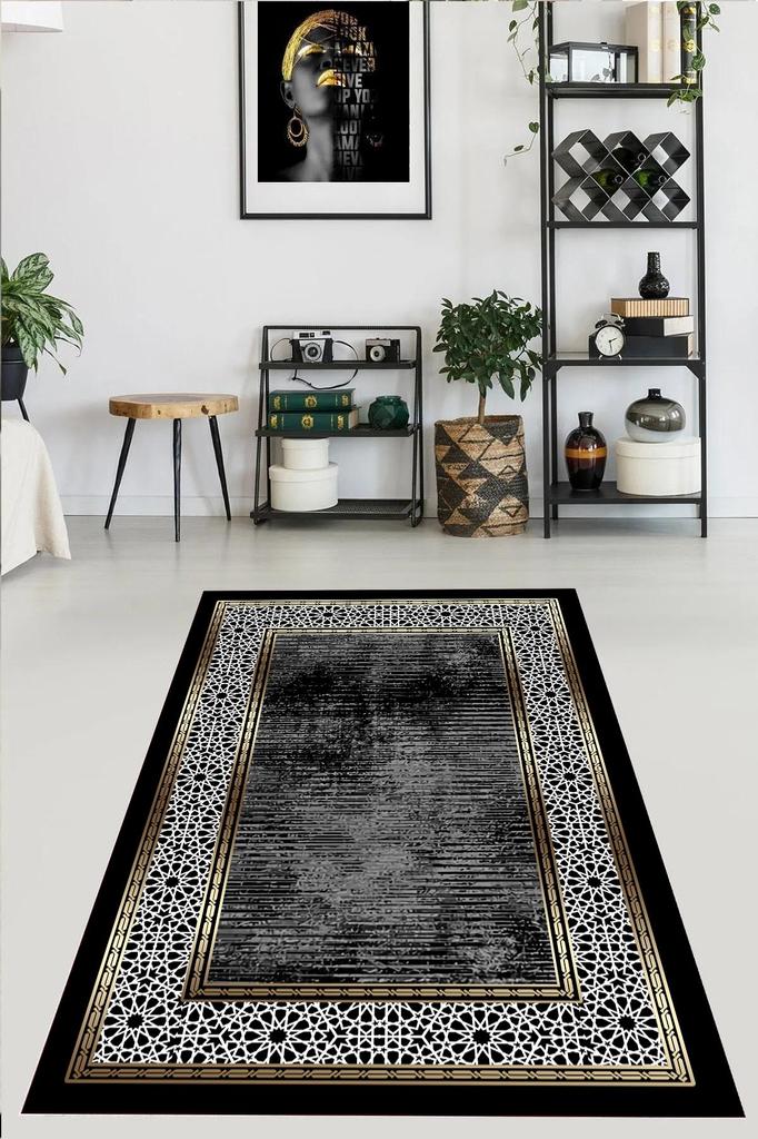 YTRHOME Home Modern E1007-3 Digital Printing Non-Slip Dot Base New Generation Stue, kjøkken, gang teppe og gulvmatte