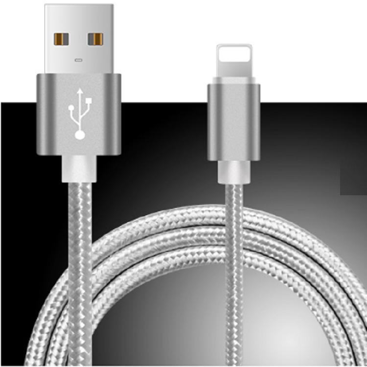 Nylon USB Cable Quick Charging Cable Apple Mobile 678x1m Nylon Braided Data Cable