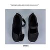 Ladies' Barefoot Walking Shoes, Velcro Adjustable Flat Shoes, Arthritis Edema Casual Shoes, Breathable and Convenient Slip In Sports Shoes