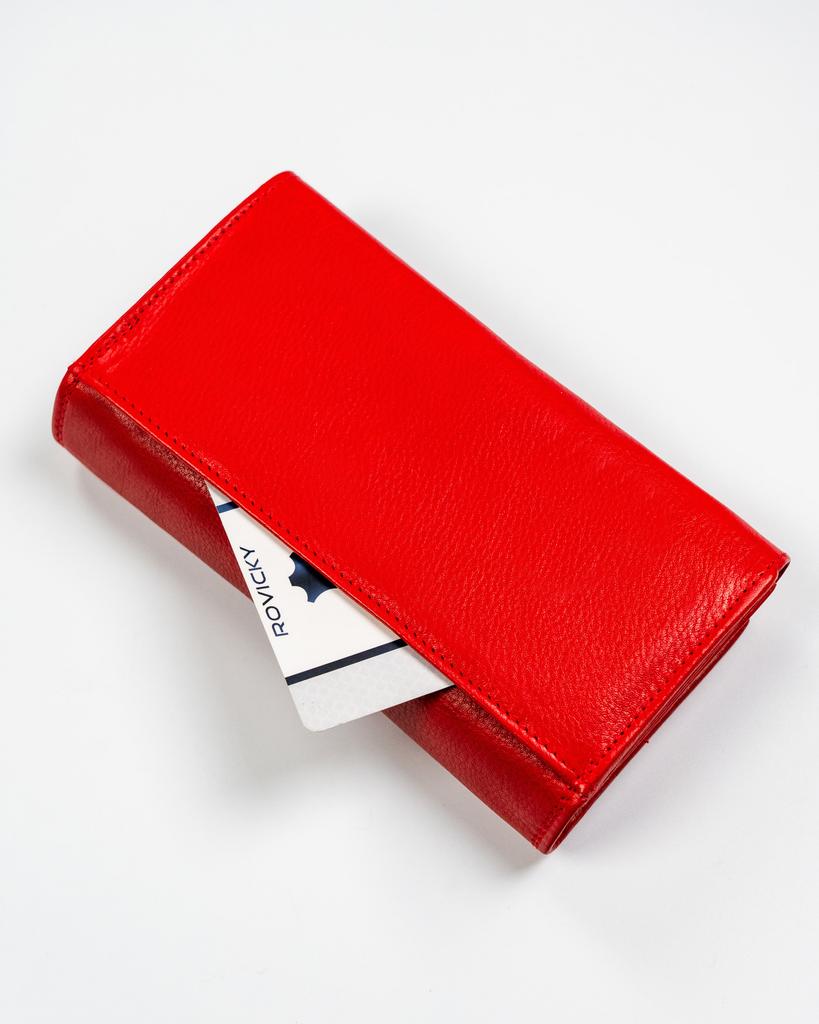 Women's leather wallet R-D1521-NCD-BL-3003 Red
