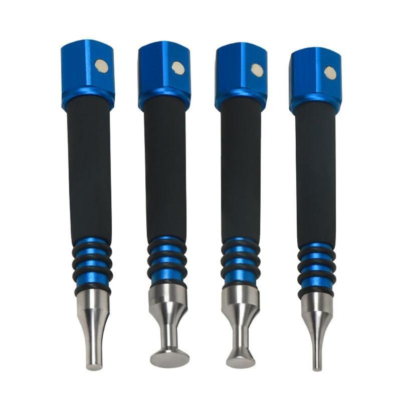 

Pack Of 4 Car Dents Repair Tools Leveling Pen Aluminum Alloy Construction Body Dents Puller For Automotive Motorcycle 1