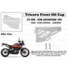 Fit For KTM Adventure "390 Silver Tricorn Front Oil Cap"