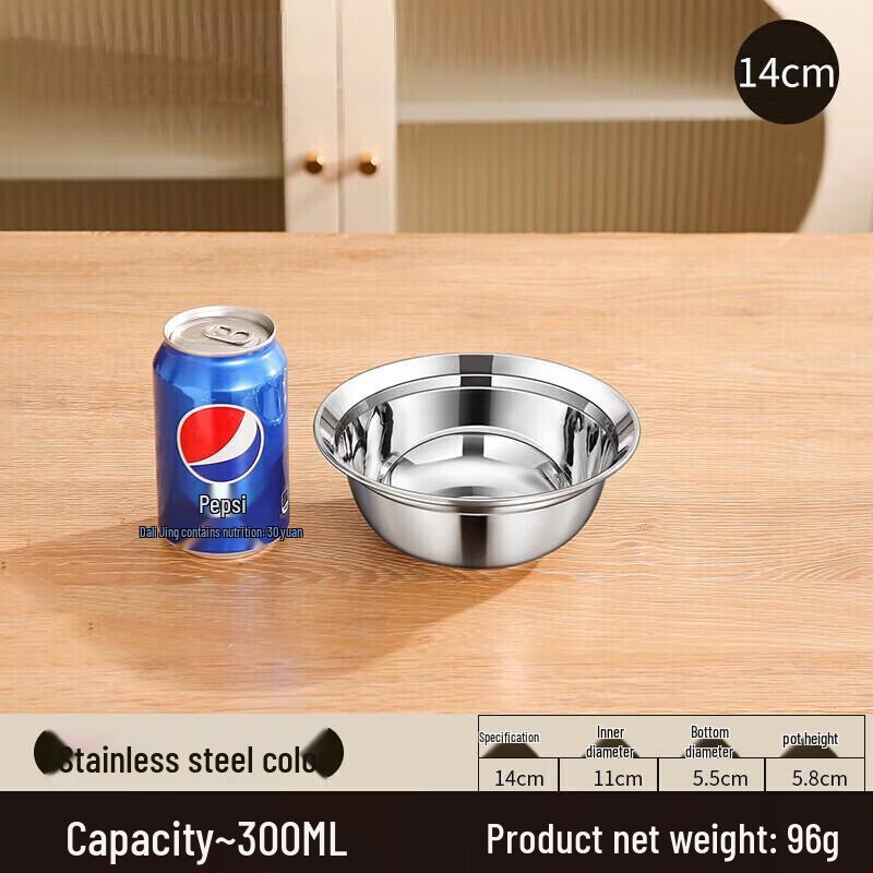 ZISIZ 316L Stainless Steel Overflow Soup Bowl