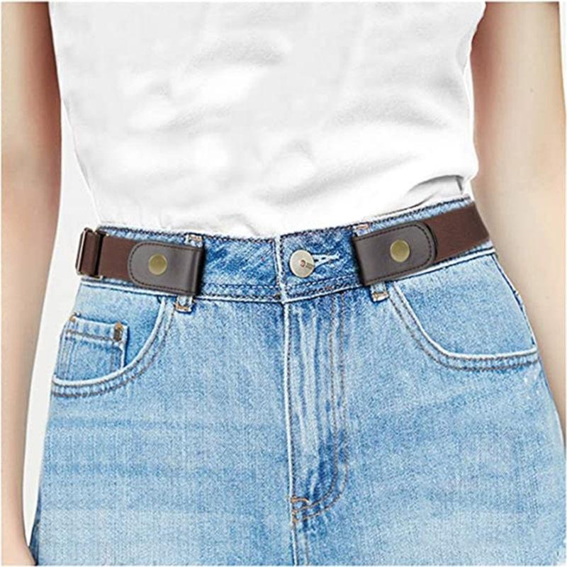 Elastic Belt With Durable Buckles Perfect For Office Party Or Travel 3cm Width 100cm Length 8 Colors Choices