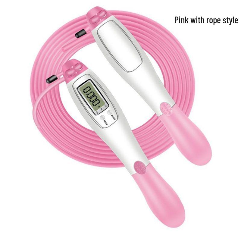 Electronic Skipping Rope for Fitness and Exercise - Suitable for Middle and Primary School Students with Steel Wire Rope