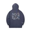 Li Ning Sweatshirts Unisex Curtain Mountain Blue Hooded Moderate Regular AWDUB57-5