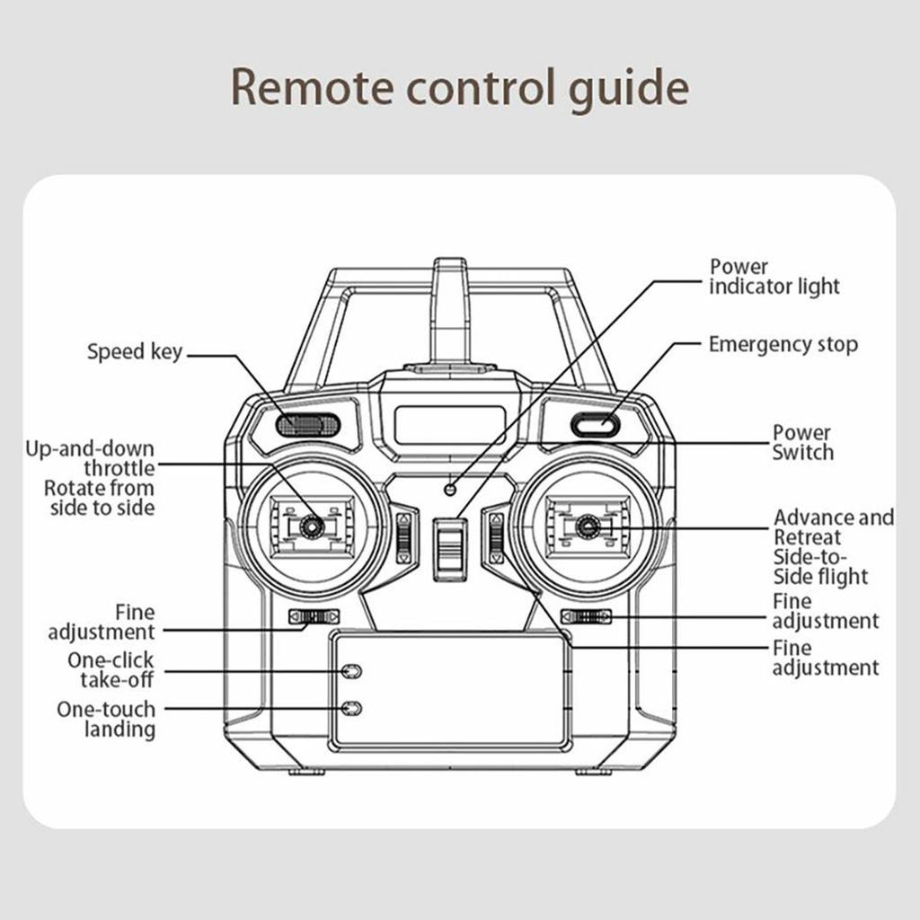 Remote Control Helicopter 2.4G 4CH UAV 1:28 Fixed Height Single Blade Flybarless Remote Control Helicopter RTF with Optical Flow Localization