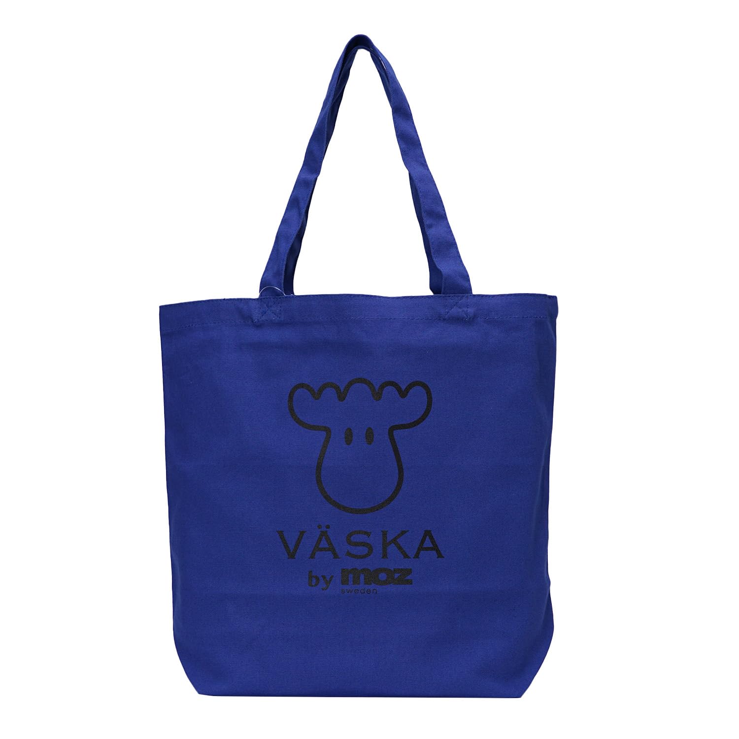 

VASKA by Tote Bag for Large Eco Lesson Royal Blue [Mozu] Women, Unisex, Men, Lightweight, Canvas, A4, Medium, Size, Bag, Bag, VSHE-03A,