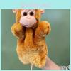 Animal Monkey Stuffed Hand Puppet For Kids Role Playing Games Storytelling And