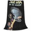 Stars Treks The Next Generation Resistance Is Futile Borg Flannel Throw Blankets Blankets for Bed Office Warm Bedding Throws