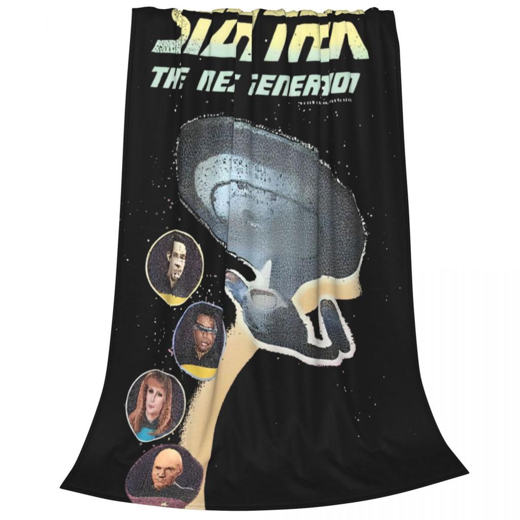 Stars Treks The Next Generation Resistance Is Futile Borg Flannel Throw Blankets Blankets for Bed Office Warm Bedding Throws