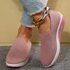 2024 Women's Summer New Fashion Round Toe Shallow Mouth Slip-On Vulcanized Shoes Daily Casual Comfortable Walking Sports Shoes