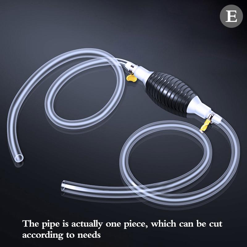 Ventosa del serbatoio del carburante per auto Trasferimento dell'olio Pompa del carburante per auto Benzina Diesel Pompa manuale per liquidi Sifone Risparmio carburante Pompa del carburante per auto Benzina