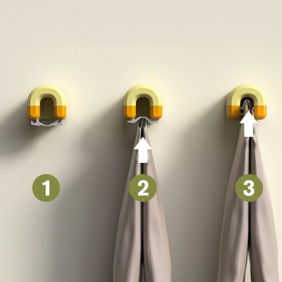 Wall Mount Boot Clip Modern No Drill Adhesive Space Saving Universal Tall Boot Shoe Holder Hanger Organizer Hanging Clamp