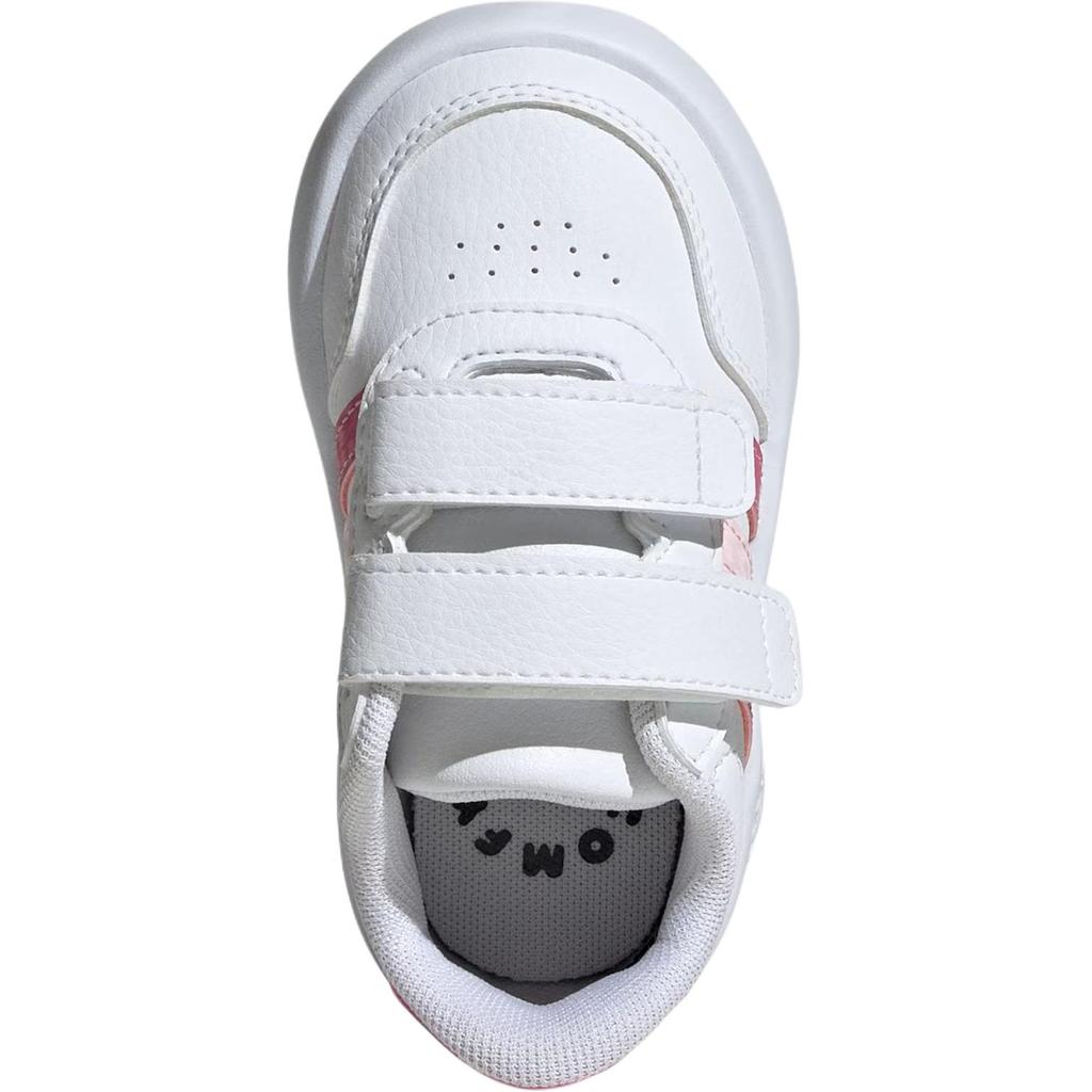 Adidas Breaknet 3.0 Versatile Comfortable Classic Durable Toddler Shoes Baby Shoes White Fusion-Pink Clear-Pink JS3676