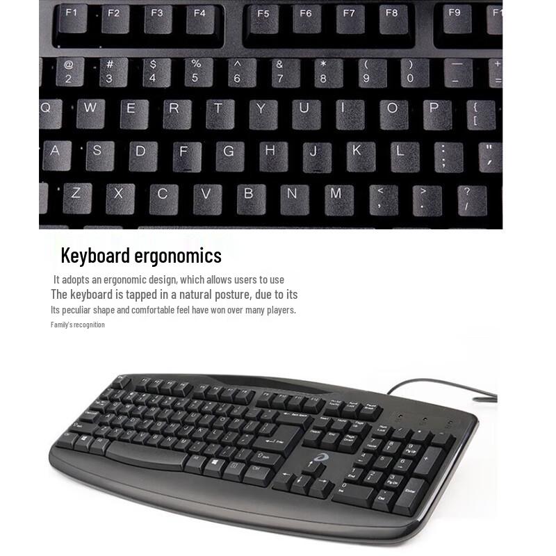 Dareu LK142 Wired USB Membrane Keyboard