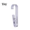 Bathroom Towel Holders Laundry Hook with Clip, Non-Drilling ABS Closet Organizer, Multi Purpose Punch Free Mounting Clips Durable Anti-slip
