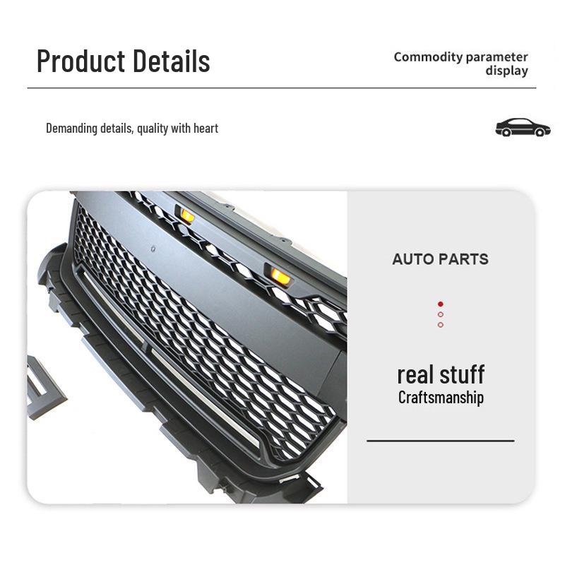 Ford Maverick Grille Center Mesh Front Bumper with Lights