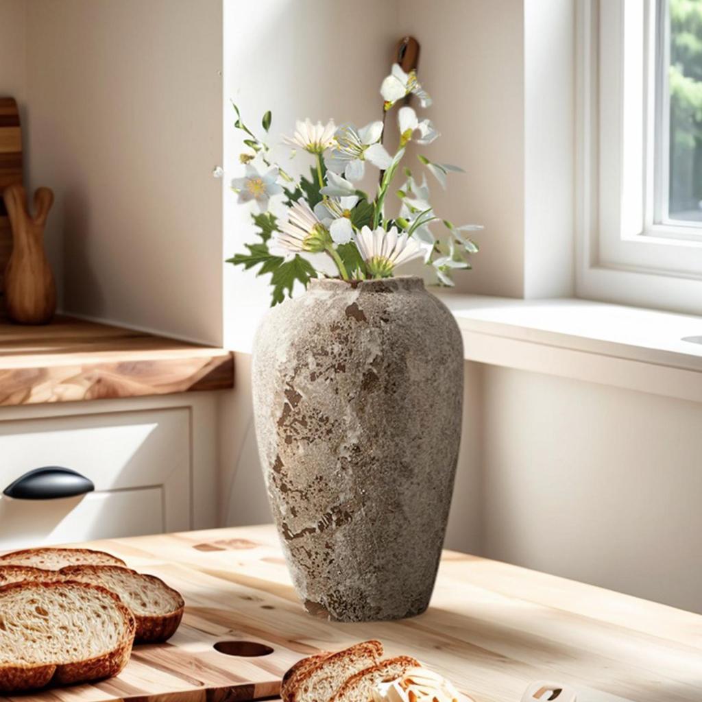 Vintage Vase Ceramic Home Decoration Tall Hydroponic Vase for Interior Designers Collectors Apartment Dressing Table Mantel