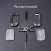 Für Honda Accord Civic CRV Kohlefaser Metall Auto Smart Key Fob Kette Abdeckung Hülle