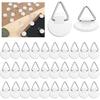 30PCS Wall Plate Hangers Adhesive Picture Hangers Plate Wall Hangers for Display Frame Hangers Ideal for Hanging Pictures Without Nails