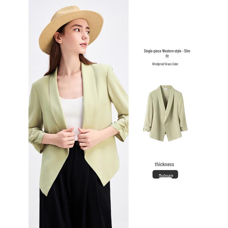 Navigare Women s Slim Fit Seven-Sleeve Blazer XL