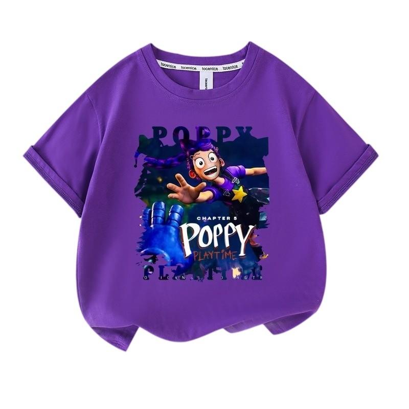 T-shirt a maniche corte multicolore per bambine Lily Lovebraids
