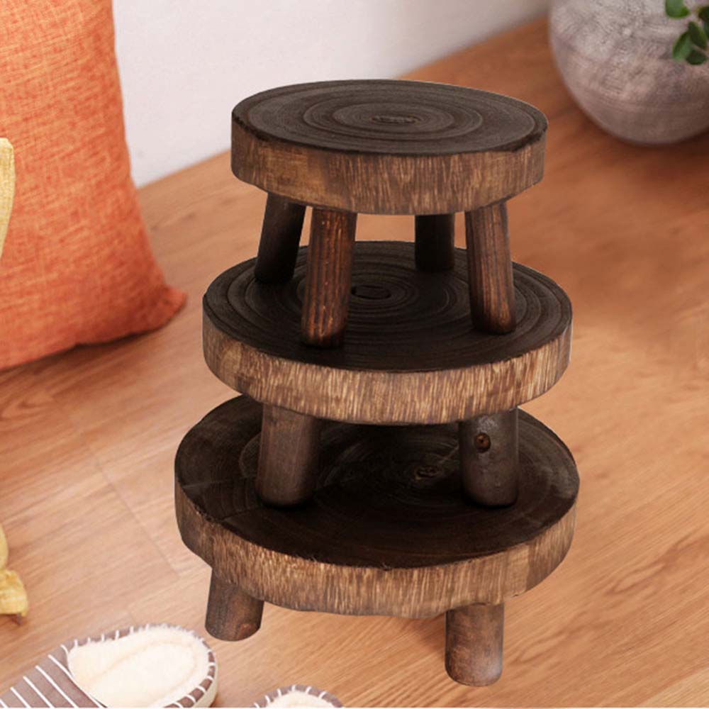 New Patio Balcony Plant Stand Shelf Indoor Outdoor Garden Flower Pot Base Display Succulent Flower Pot Holder Home Decor