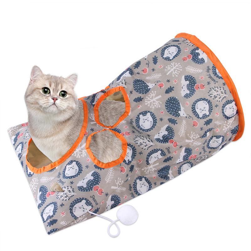 Three-layer Sound Paper Cat  Tunnel Interesting Breathable Cat-claw-shaped Hole Tear-resistance